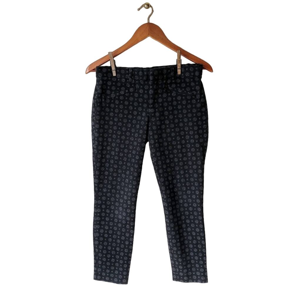 GAP Patterned Skinny Ankle Jeans Size 6